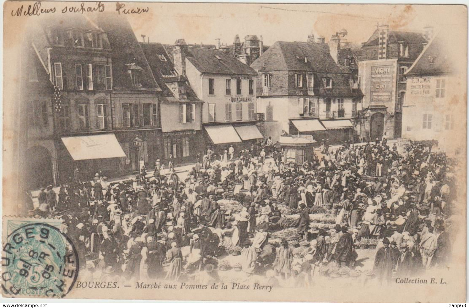 BOURGES. - Marché Aux Pommes De La Place Berry - Bourges