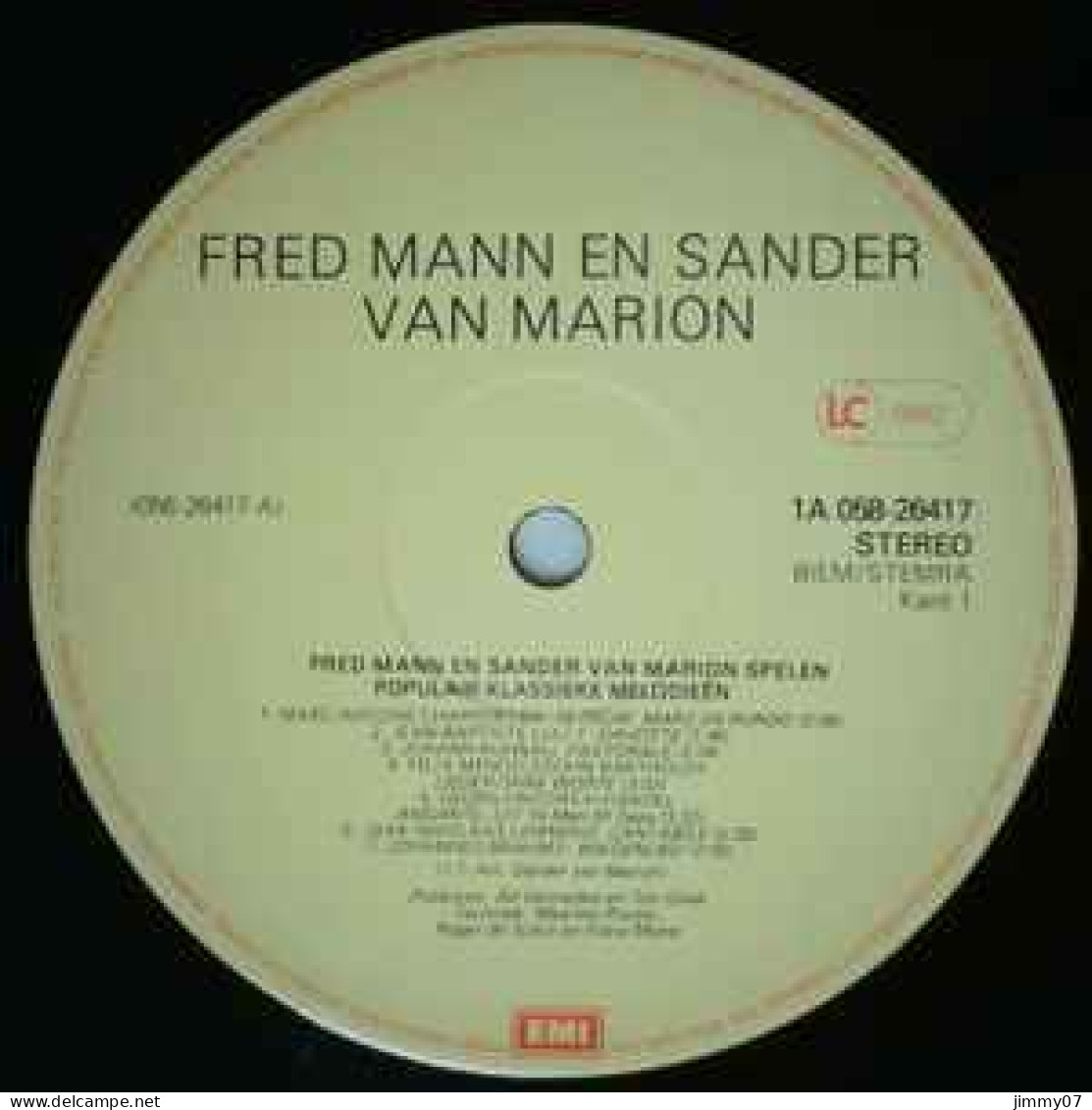 Fred Mann & Sander Van Marion - Spelen Populair Klassieke Melodieen (LP) - Classique