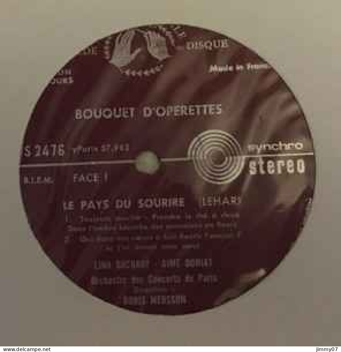 André Messager, Boris Mersson - Bouquet D'Operettes (LP) - Classica