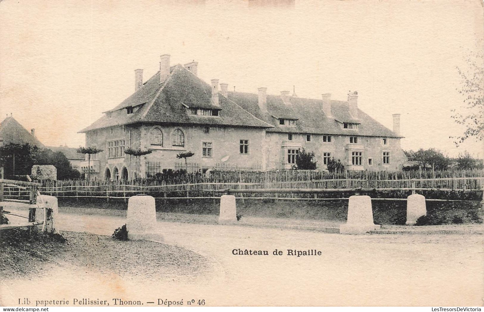 FRANCE - Château De Ripaille - Vue Générale - De L'extérieure  - Carte Postale Ancienne - Thonon-les-Bains