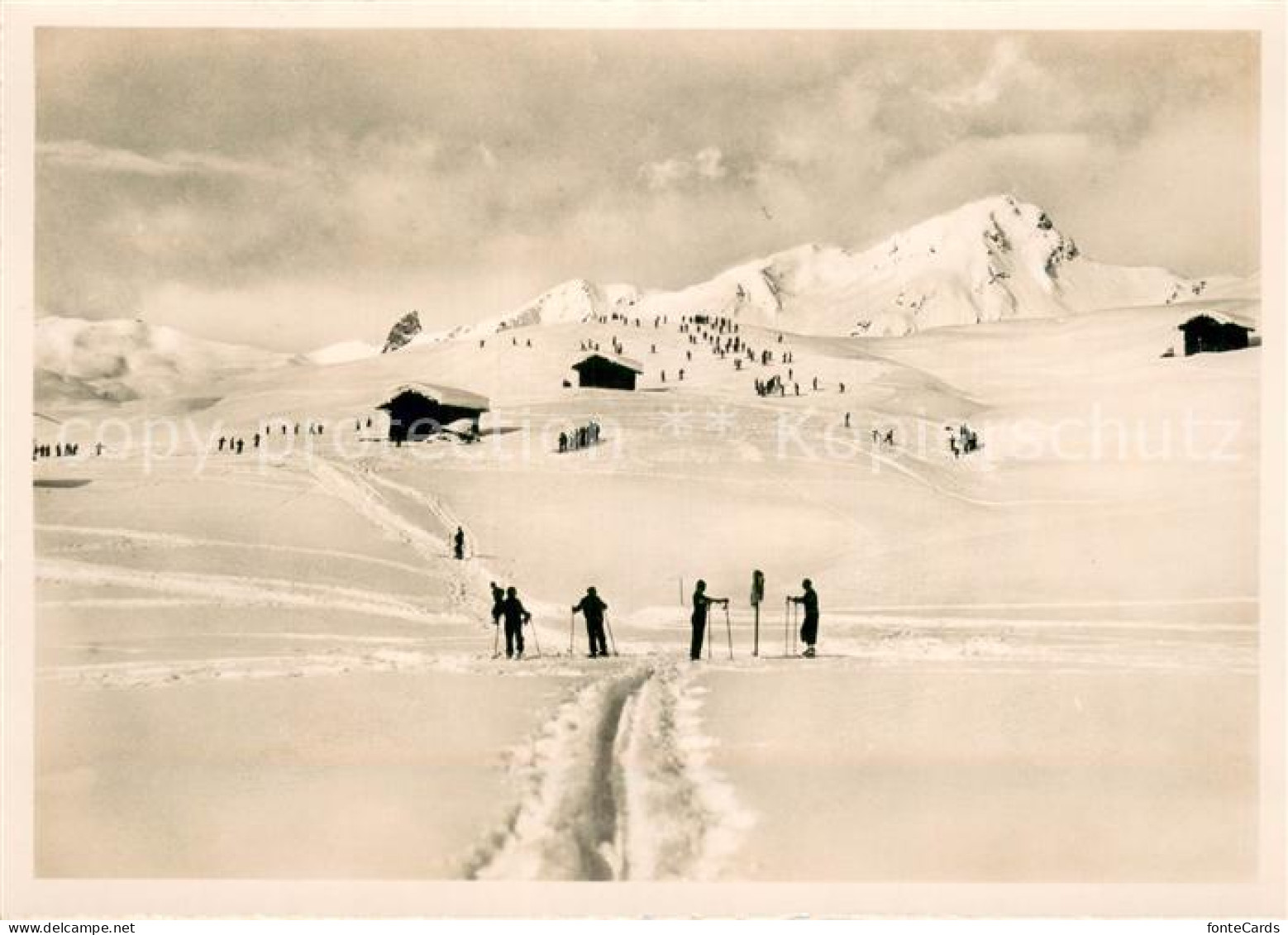 13728382 Arosa GR Skischulbetrieb An Der Emsla Arosa GR - Other & Unclassified