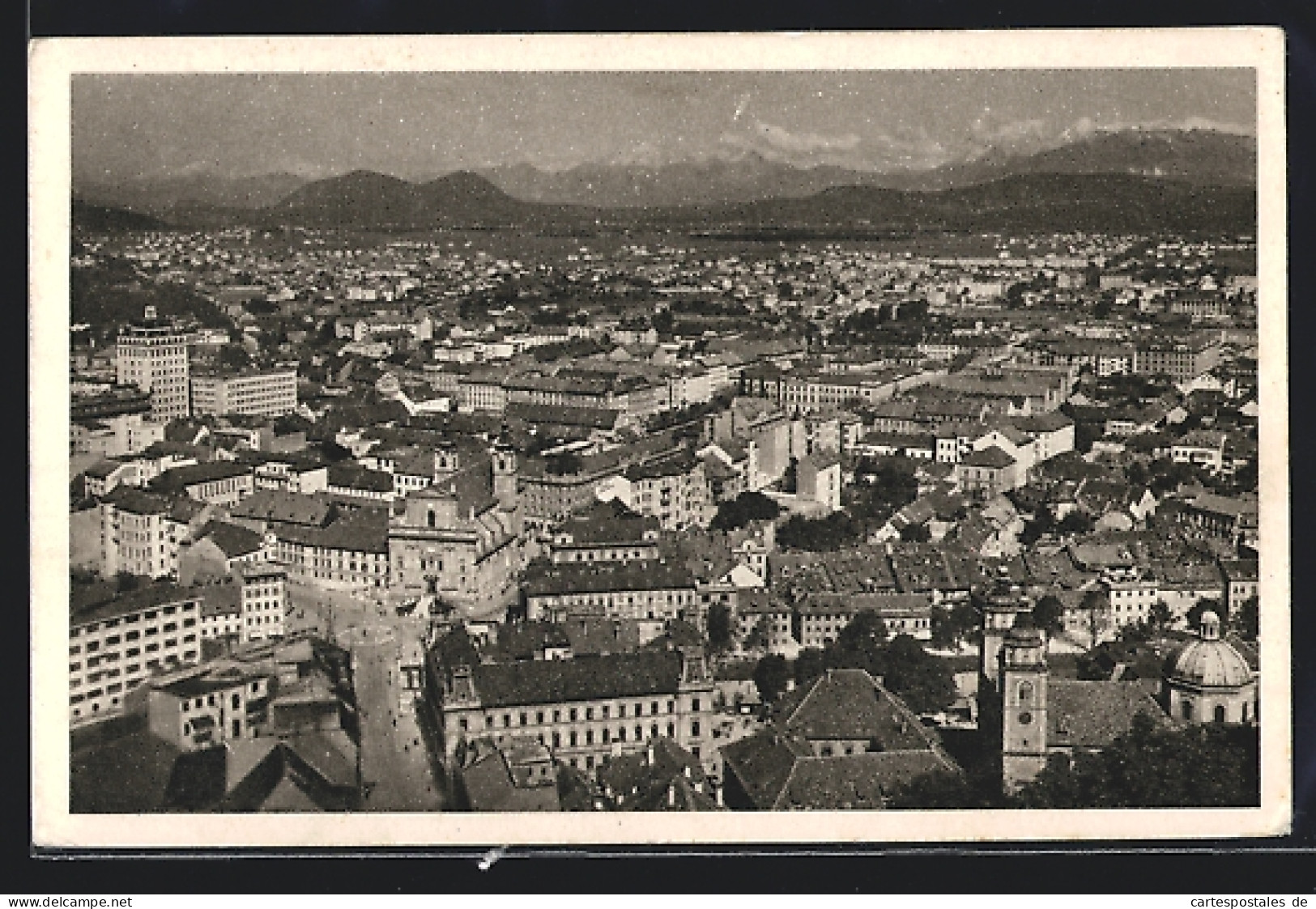 AK Ljubljana, Ortsansicht Aus Der Vogelschau, Panorama  - Eslovenia