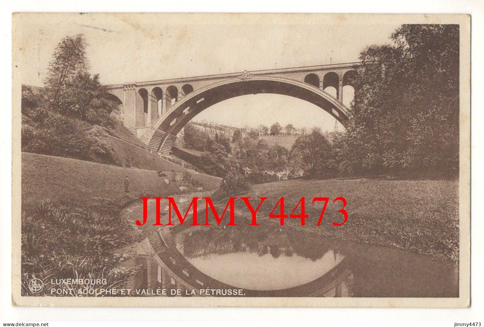 LUXEMBOURG En 1917 - Pont Adolphe Et Vallée De La Pétrusse - Edit. Nels - E. A. Schaack , Luxembourg - Luxembourg - Ville