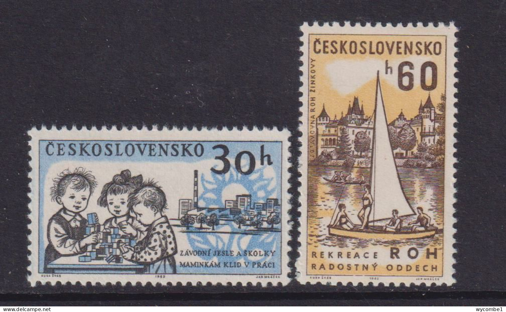 CZECHOSLOVAKIA  - 1962 Social Facilities Set Never Hinged Mint - Ongebruikt