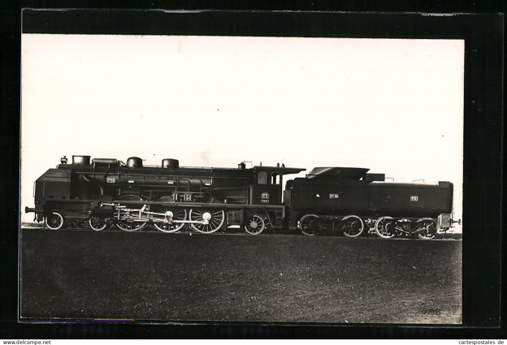 Pc Dampflokomotive No. 37. 08, Englische Eisenbahn  - Eisenbahnen