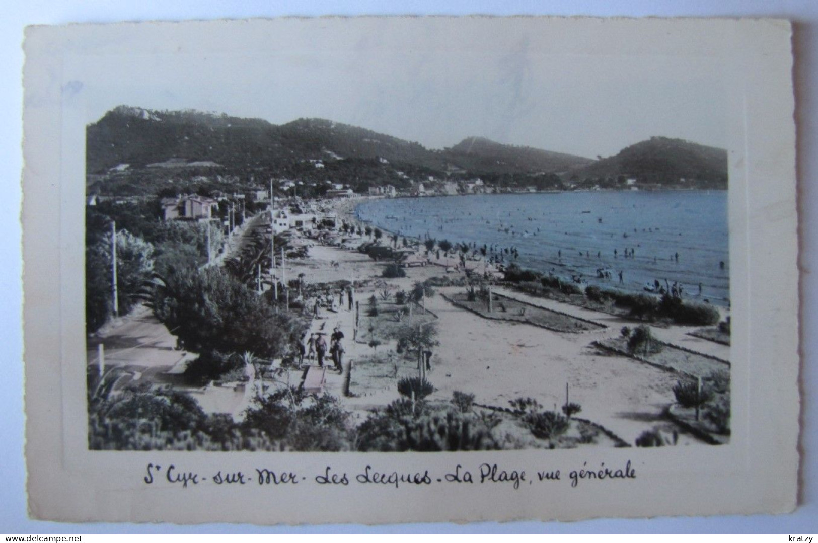 FRANCE - VAR - SAINT-CYR-sur-MER - Les Lecques - La Plage - Saint-Cyr-sur-Mer