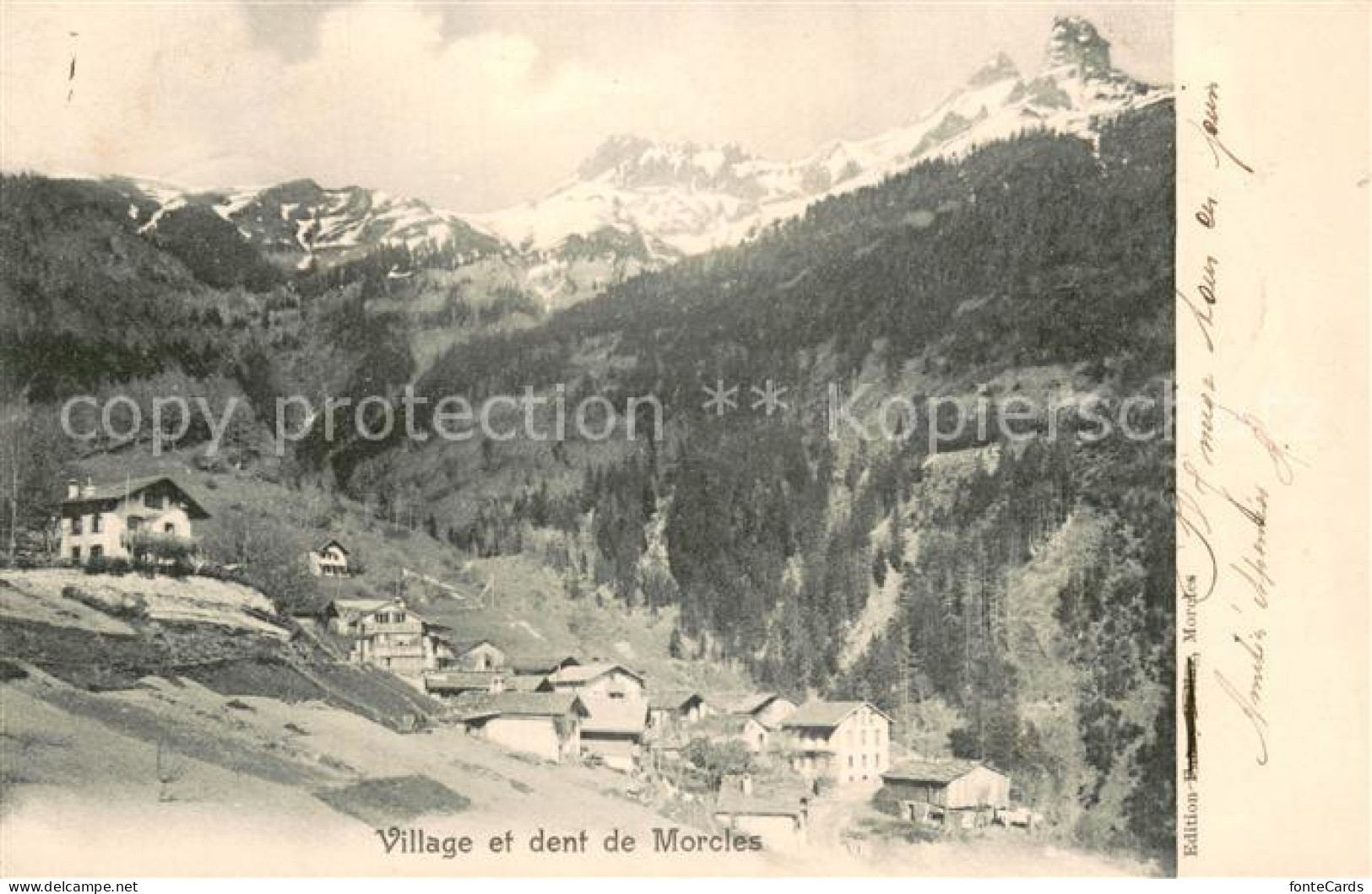 13728290 Morcles VD Village Et Dent De Morcles  - Altri & Non Classificati