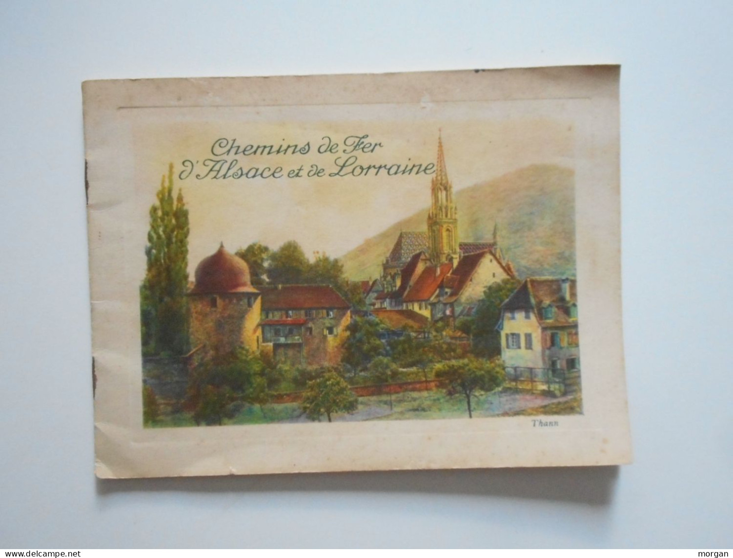 ALSACE, ANCIEN LIVRET CHEMINS DE FER D'ALSACE ET DE LORRAINE - Non Classés