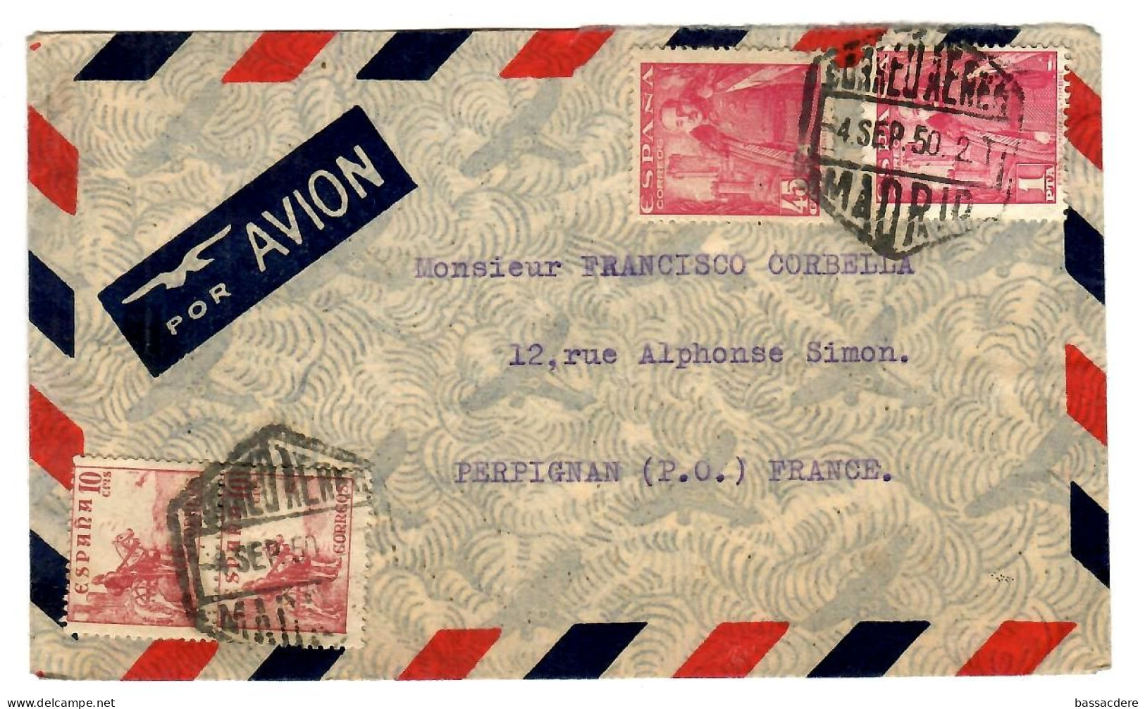 79785 -  Par Avion  Pour La France - Covers & Documents