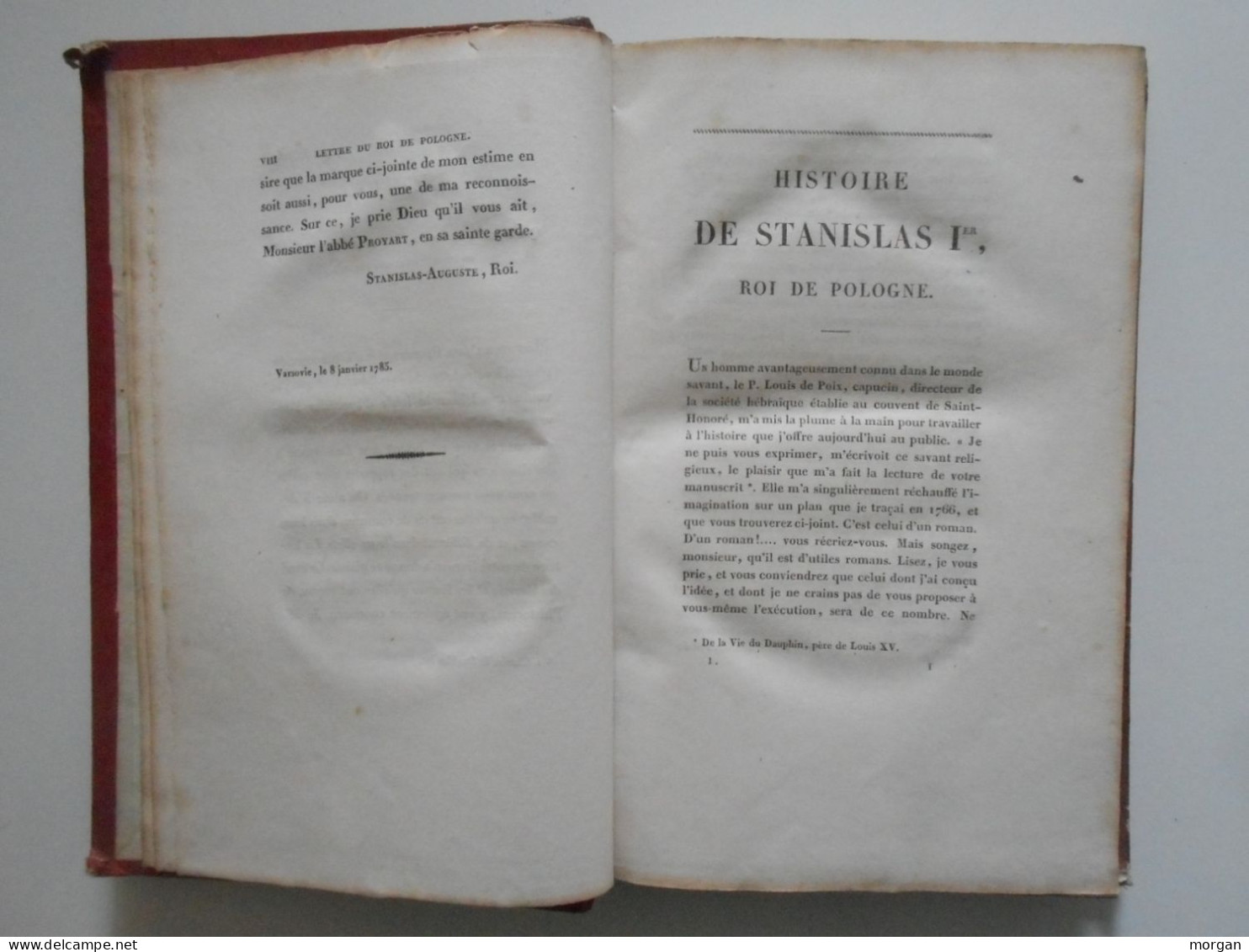 LORRAINE, 1819, HISTOIRE DE STANISLAS 1er ROI E POLOGNE, DUC DE LORRAINE ET BARR, ABBE PROYART - Non Classés
