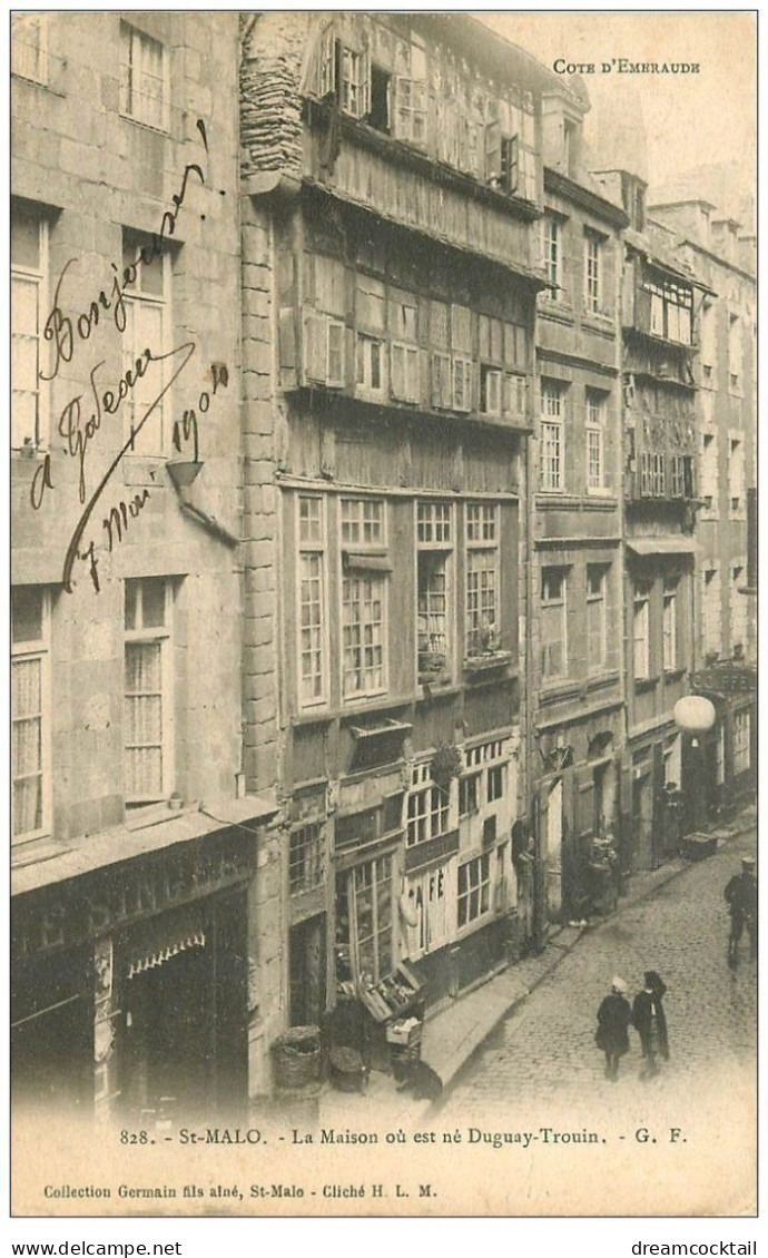 35 SAINT-MALO. Maison Duguay-Trouin 1904 - Saint Malo