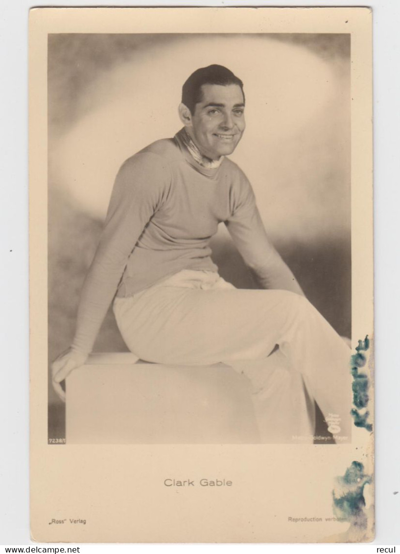 CLARK GABLE - Carte Photo De Ross Verlag Dans Les Années 1920/1930 - Artistas