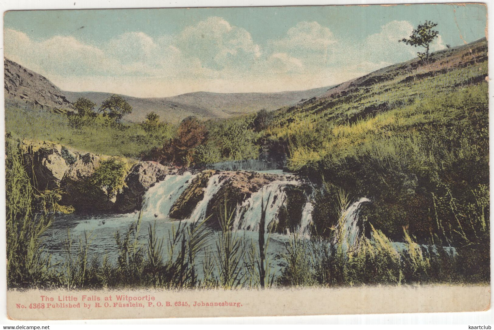The Little Falls At Witpoortje - (South-Africa) - No. 4368 Publ.: R.O. Füsslein, Johannesburg - Zuid-Afrika