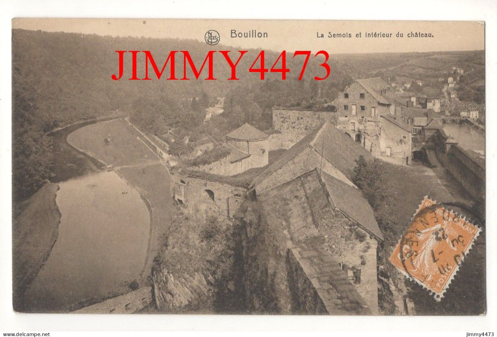 BOUILLON En 1922 - La Semois Et Intérieur Du Château ( Luxembourg Belgique ) Edit. Nels - Série Bouillon 78 - Bouillon