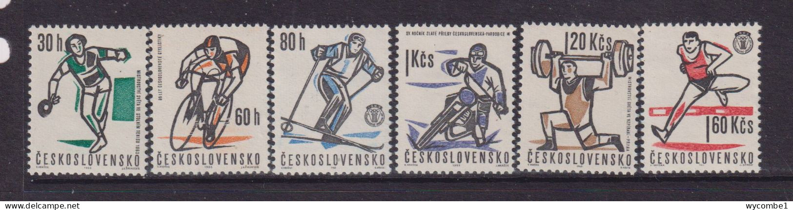 CZECHOSLOVAKIA  - 1963 Sports Events Set Never Hinged Mint - Ongebruikt