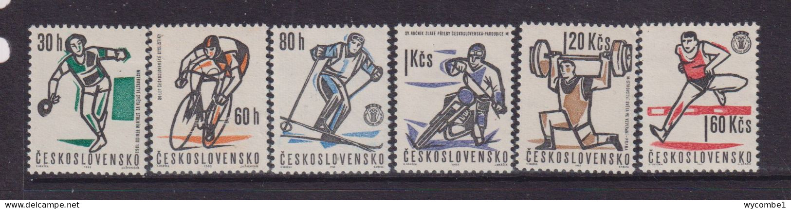 CZECHOSLOVAKIA  - 1963 Sports Events Set Never Hinged Mint - Unused Stamps