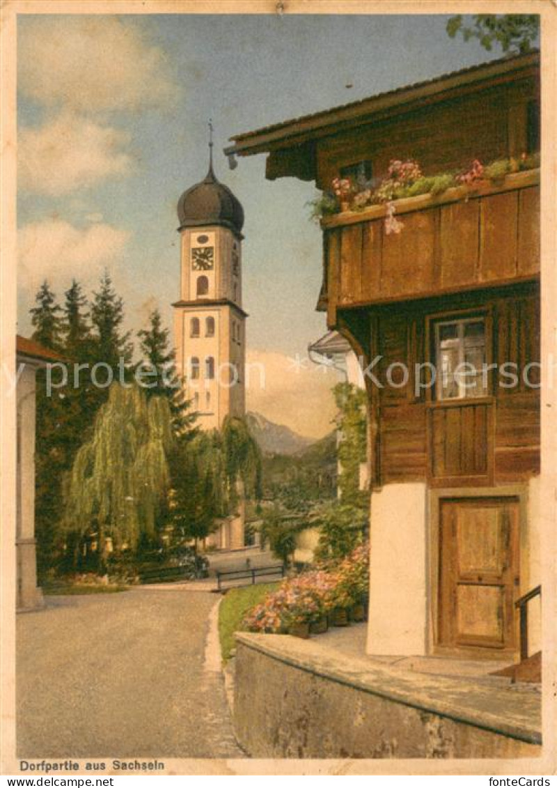 13727324 Sachseln OW Dorfpartie Mit Kirche Sachseln OW - Other & Unclassified