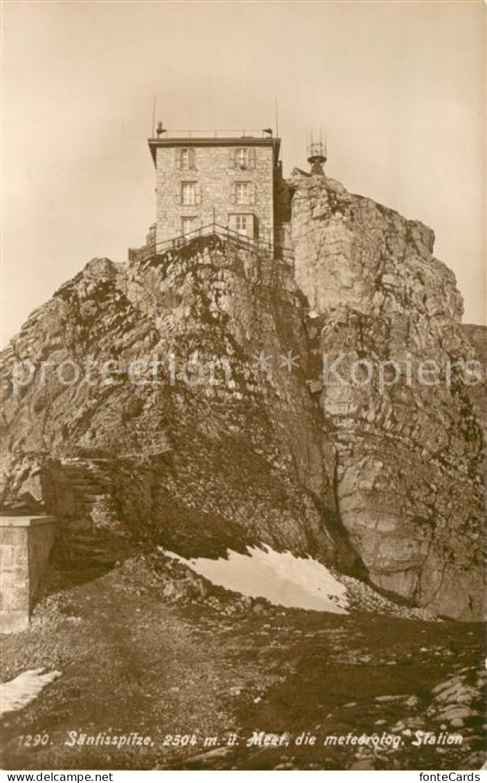 13727062 Saentis AR Saentisspitze Mit Meteorologischer Station Saentis AR - Sonstige & Ohne Zuordnung