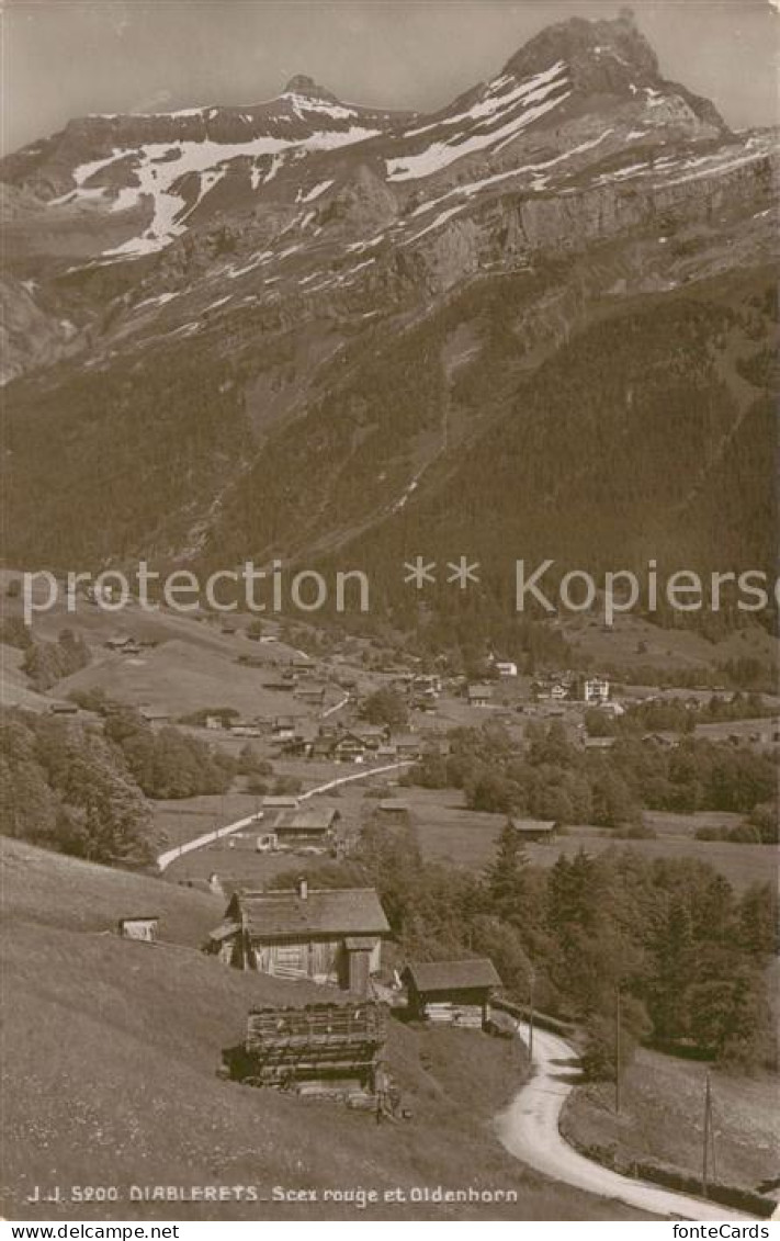 13727044 Les Diablerets Scex Rouge Et Oldenhorn Les Diablerets - Sonstige & Ohne Zuordnung