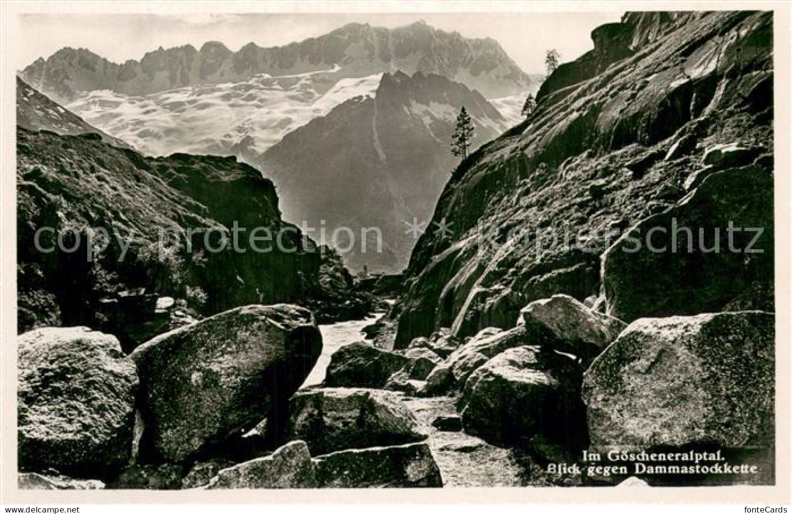 13727030 Goeschenenalp 1800m UR Blick Gegen Dammastockkette  - Sonstige & Ohne Zuordnung