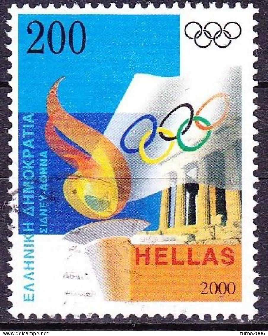 GREECE 2000 Olympic Games Stdney 200 Dr Vl. 2082 - Gebruikt