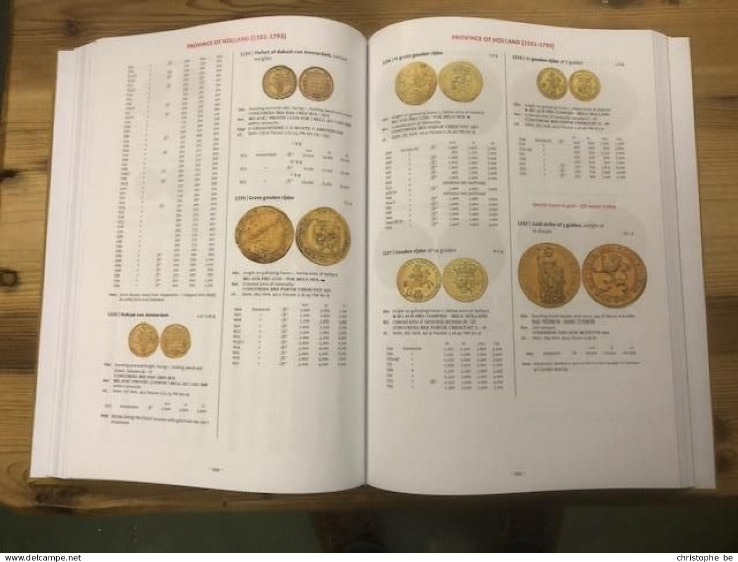 The Gold Coinage Of The Low Countries, Huge Vanhoudt - Books On Collecting