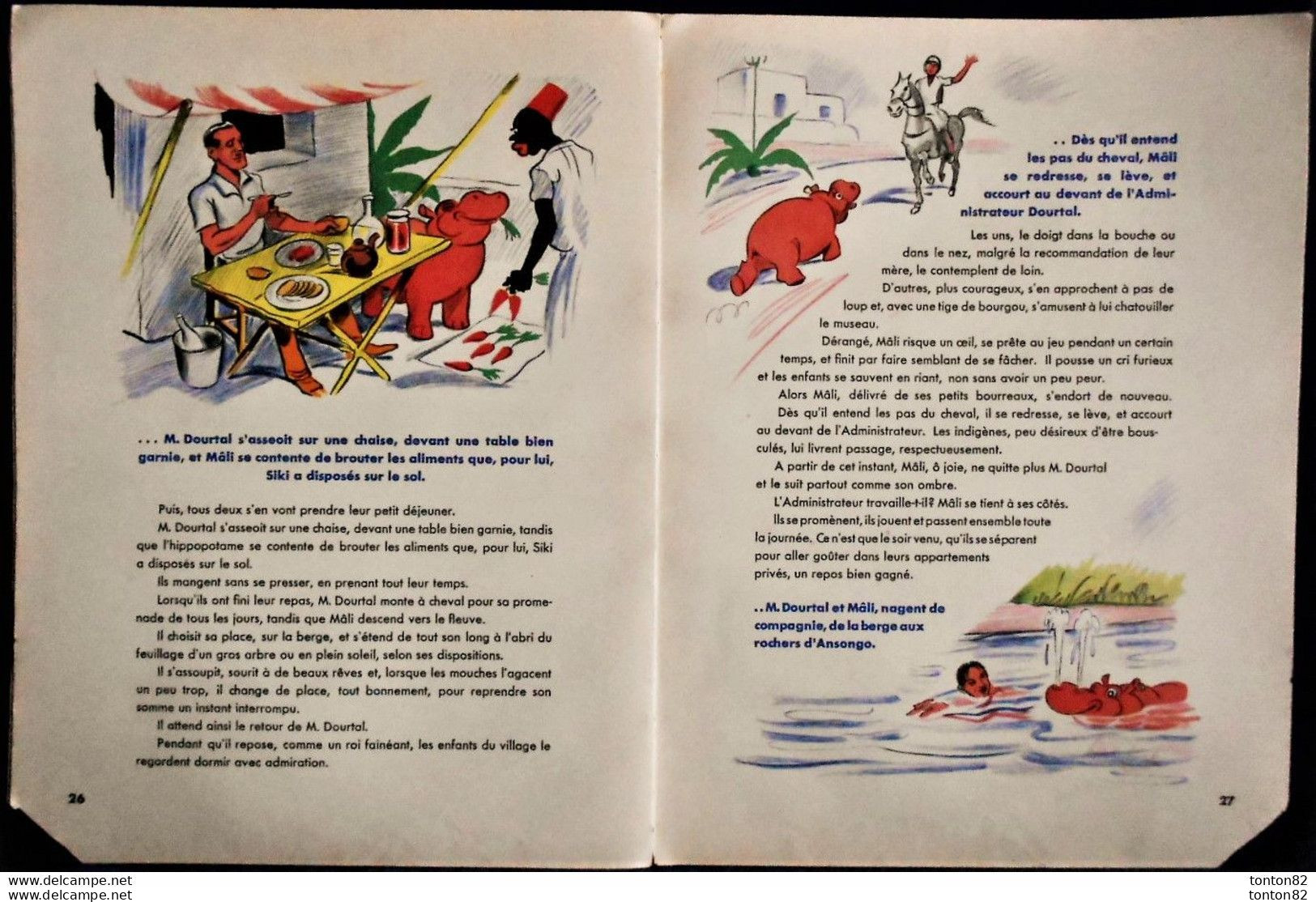 Henry Clérisse - Aventures de MÂLI-le-Jeune - n° 1 - Afrique Occidentale Française - Illustré par René PELLOS -