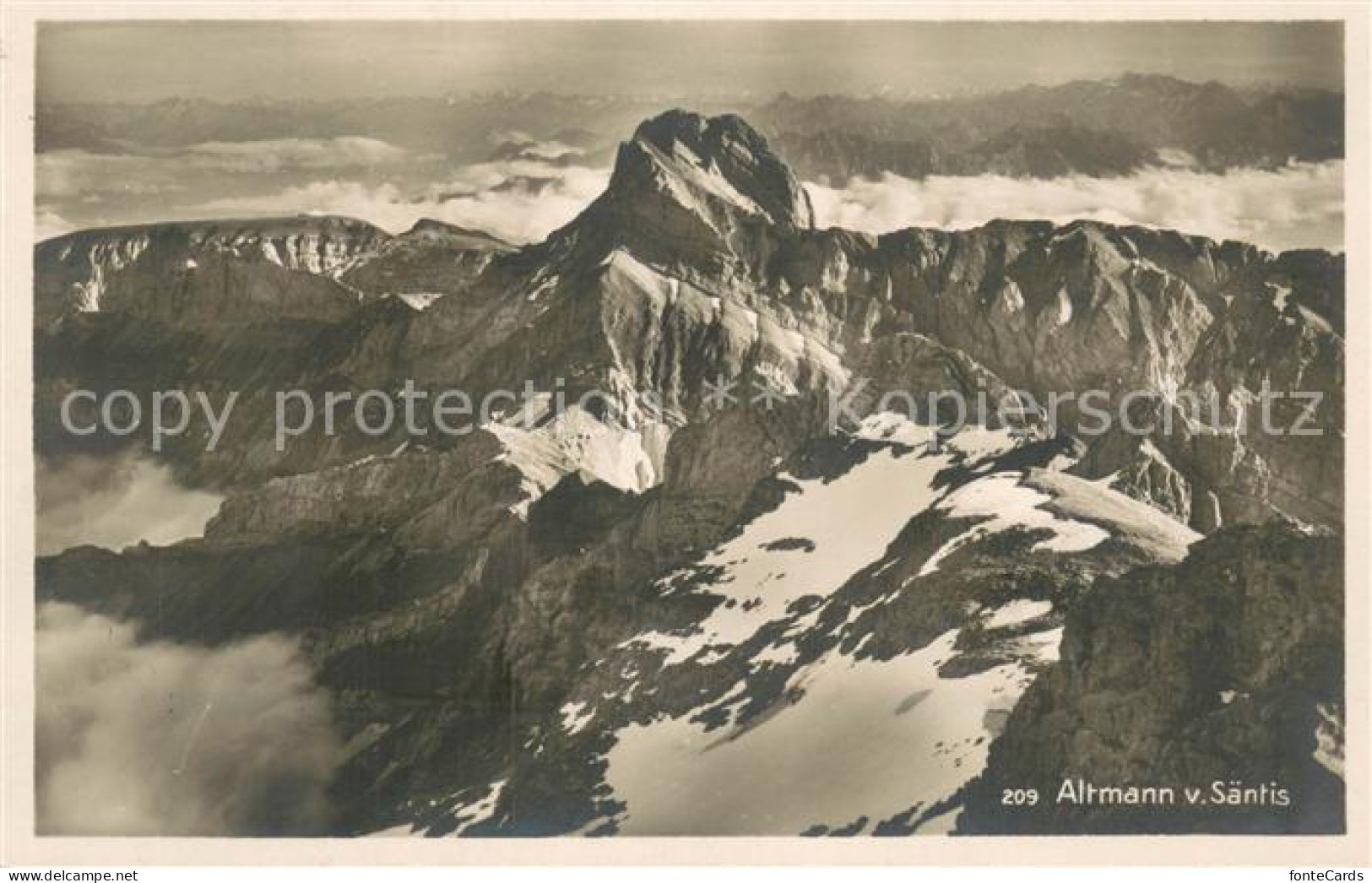 13727001 Altmann 2436m IR Blick Vom Saentis  - Sonstige & Ohne Zuordnung