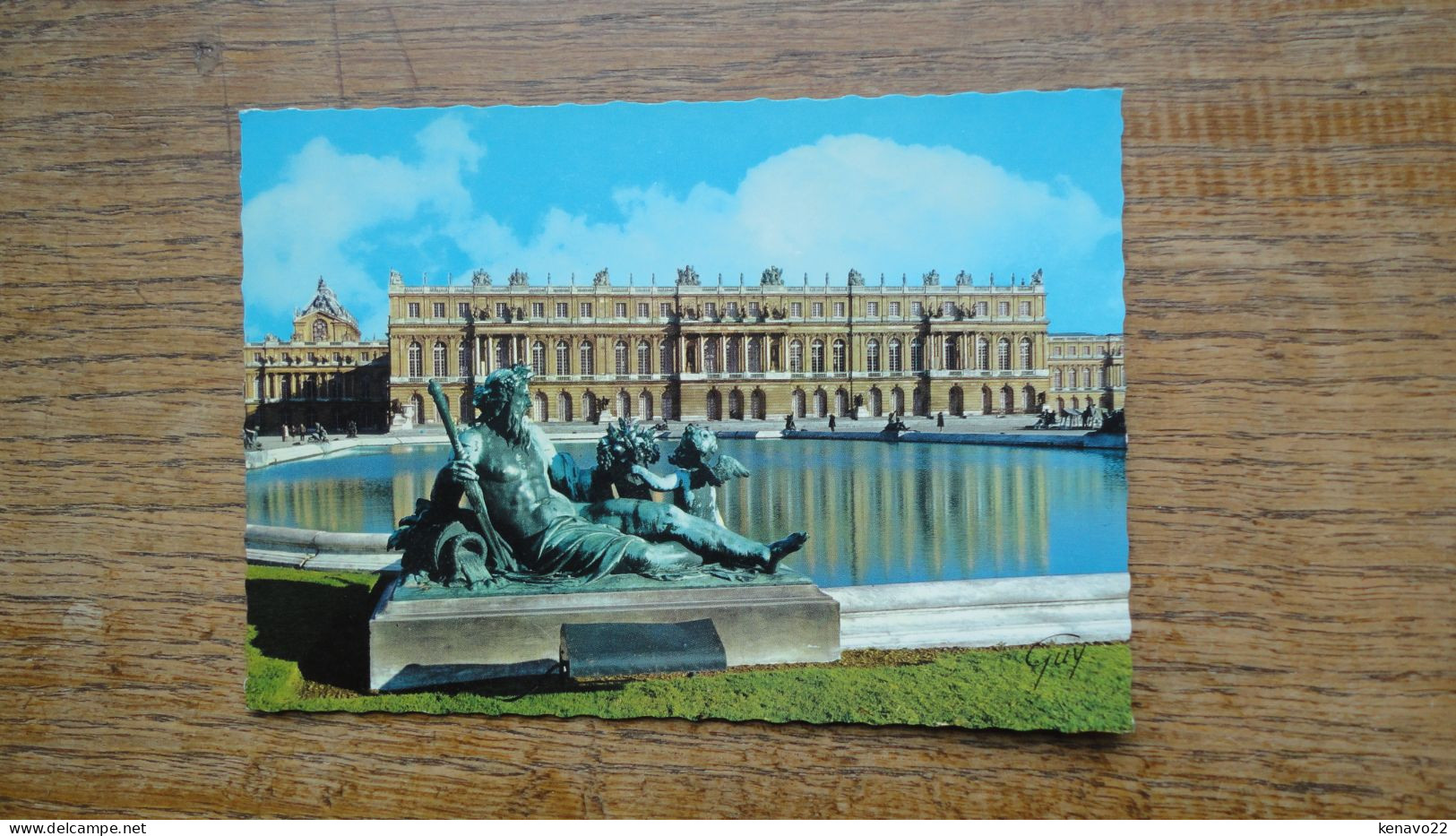 Versailles , Les Parterres D'eau ( Au Premier Plan " Le Rhône ",) Et Le Château - Versailles (Schloß)