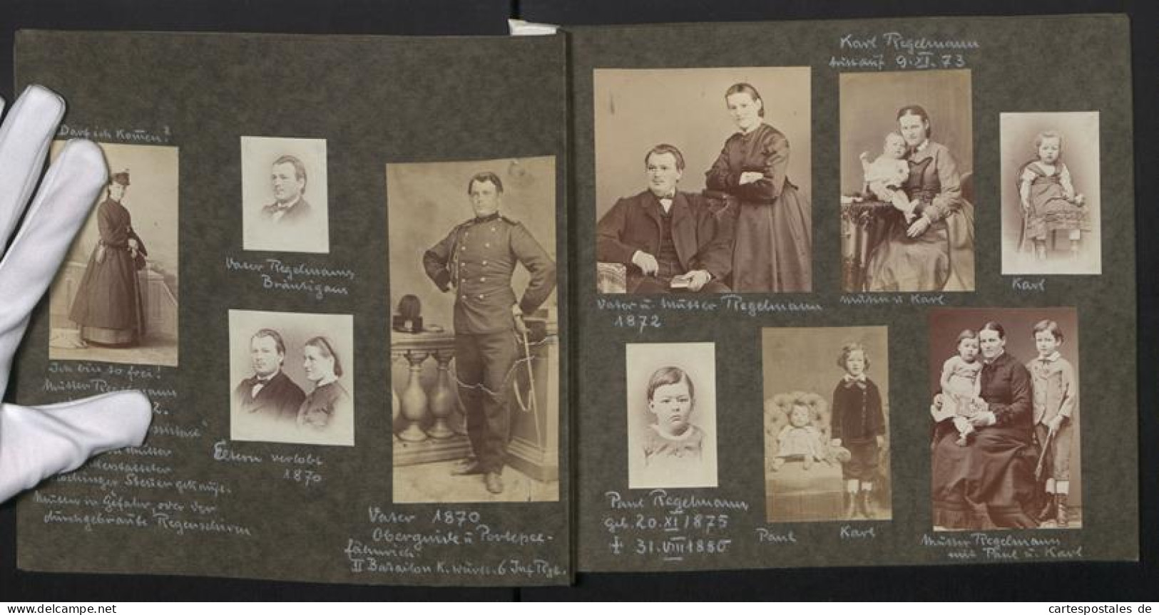 7 Fotoalben Mit 381 Fotografien, Deutscher Geologe Karl Regelmann, Private Aufnahmen Von 1850-1903, Vermessung, Geräte  - Albums & Collections