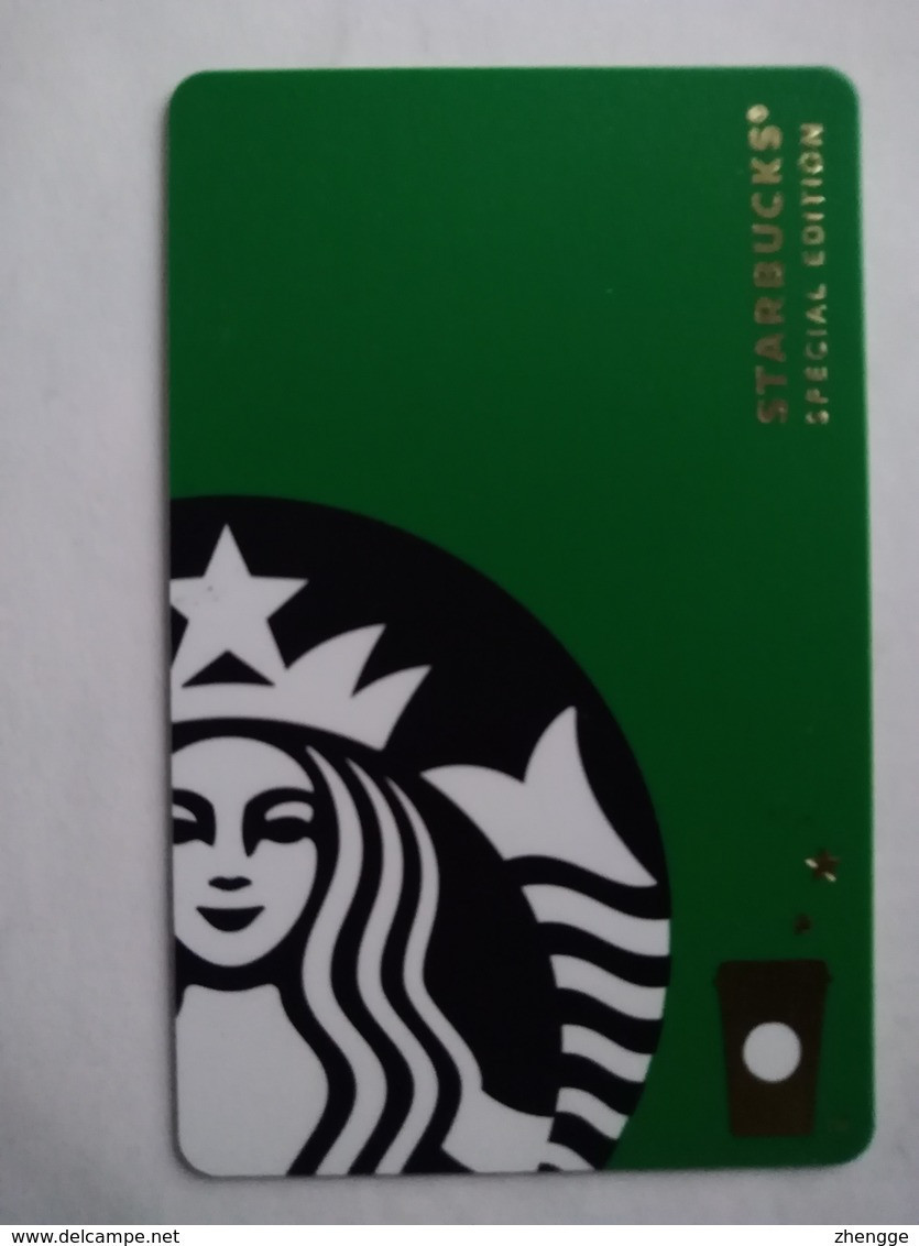 China Gift Cards, Starbucks,  2017 (1pcs) - Gift Cards