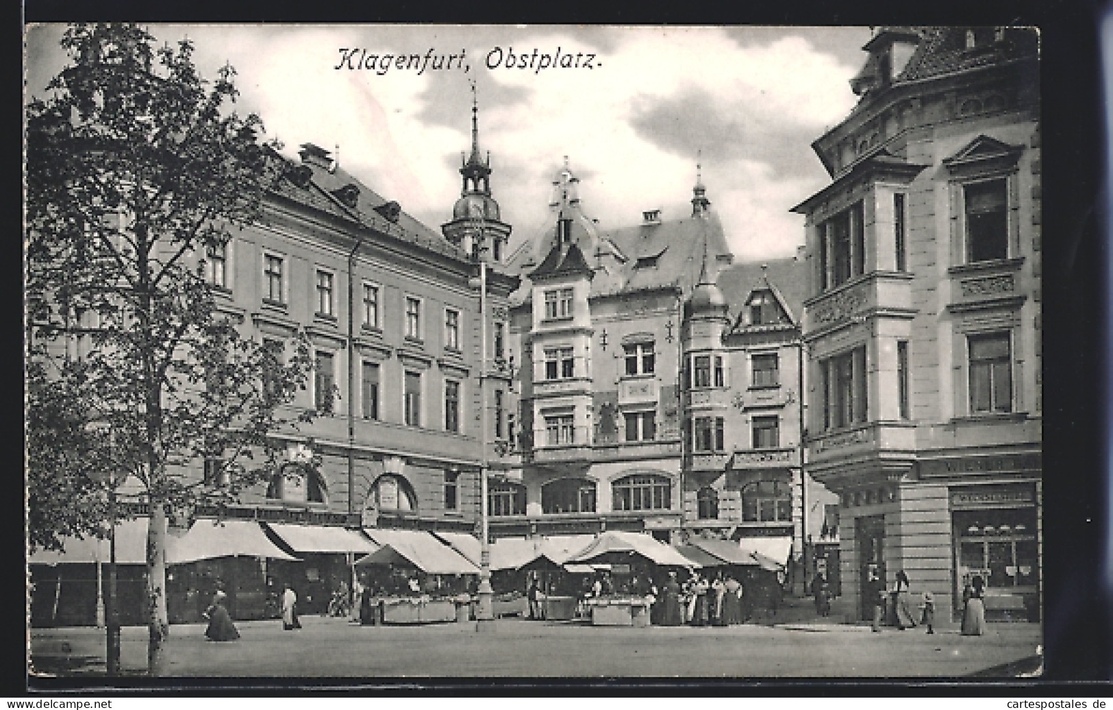 AK Klagenfurt, Markt Am Obstplatz  - Sonstige & Ohne Zuordnung