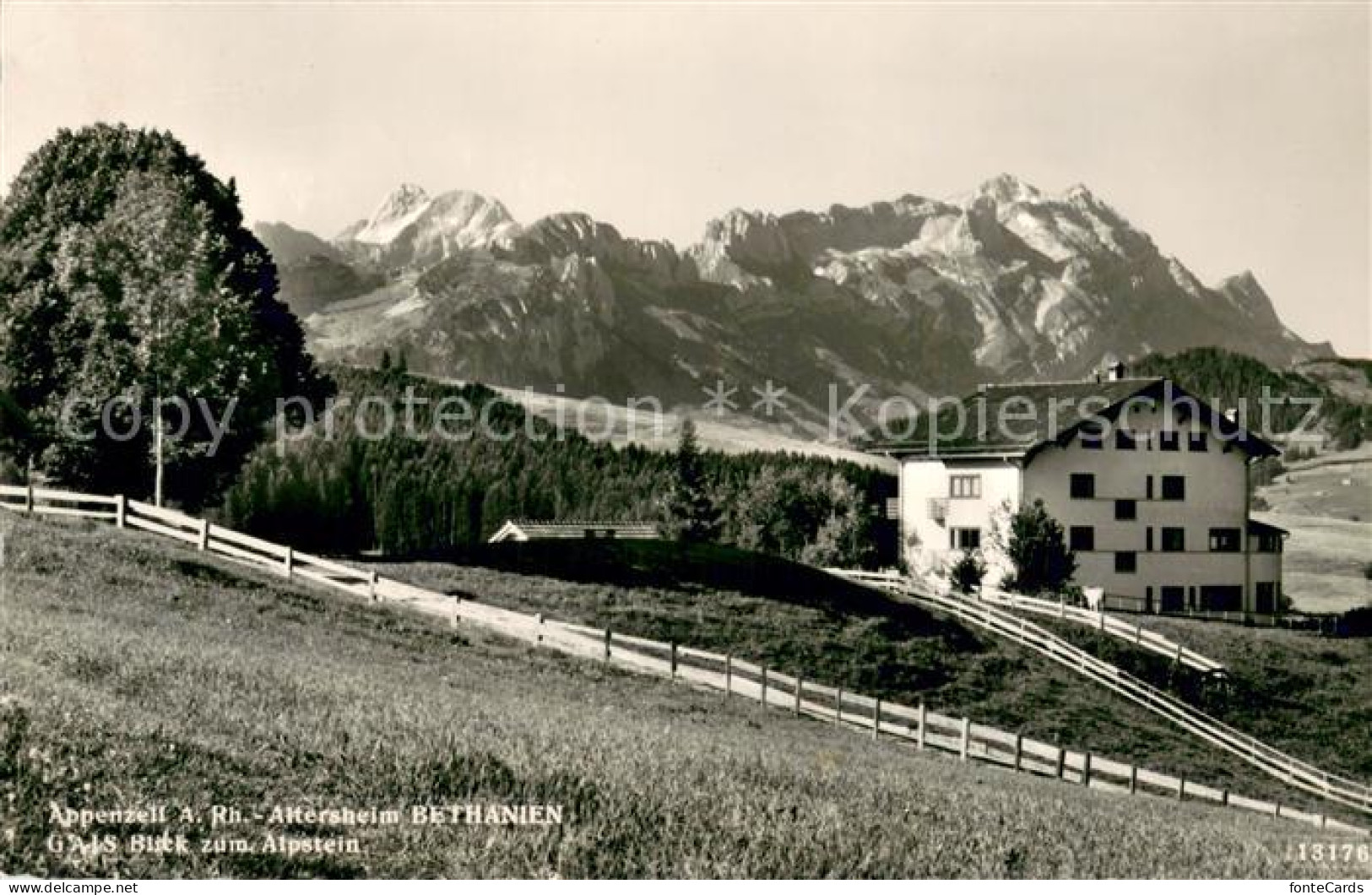 13724191 Gais AR Altersheim Bethanien Blick Zum Alpstein Appenzeller Alpen Gais  - Autres & Non Classés