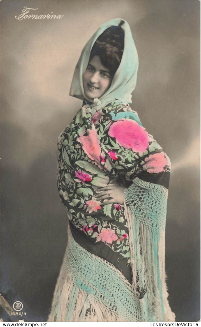 FANTAISIES - Femmes - Femme - En Costume - Colorisé - Carte Postale Ancienne - Mujeres