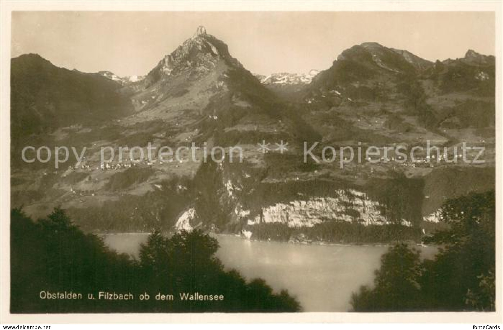 13724112 Obstalden Und Filzbach Ob Dem Wallensee Alpen Obstalden - Otros & Sin Clasificación