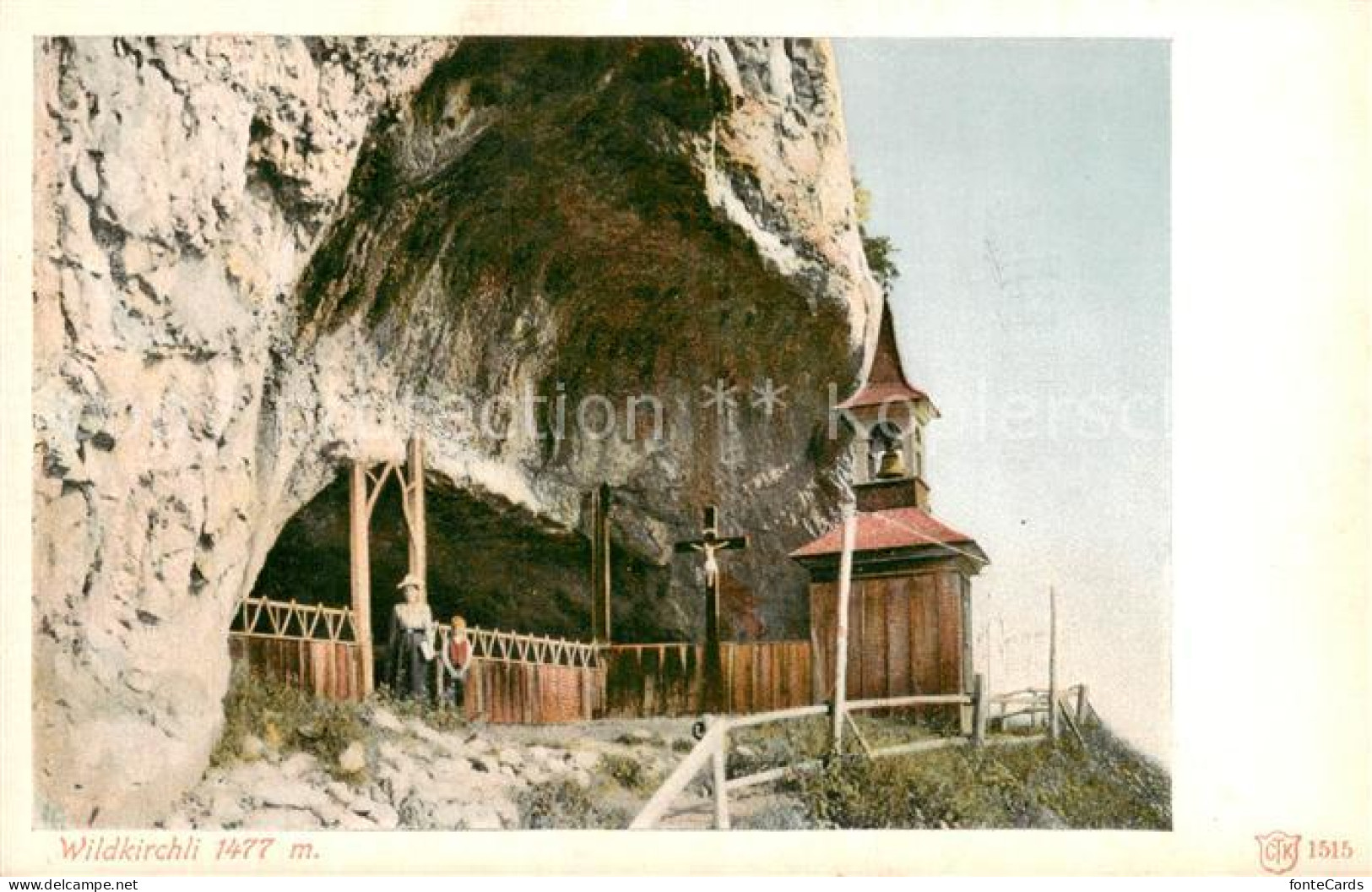 13724080 Wildkirchli Weissbad IR Eingang Zur Hoehle Appenzeller Alpen  - Sonstige & Ohne Zuordnung