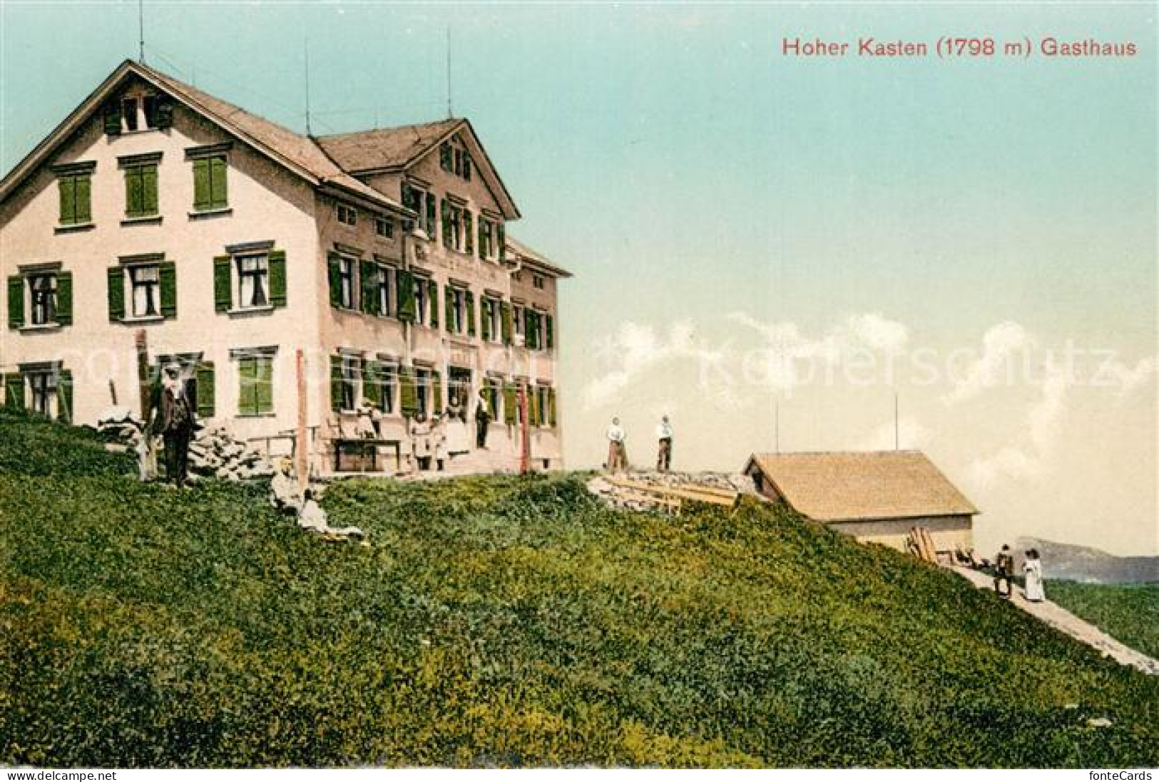 13724053 Appenzell IR Hoher Kasten Berggasthaus Appenzeller Alpen Appenzell IR - Sonstige & Ohne Zuordnung