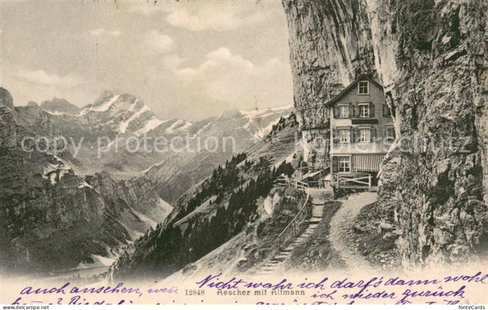 13724041 Schwende IR Berggasthaus Aescher Mit Altmann Appenzeller Alpen Schwende - Sonstige & Ohne Zuordnung