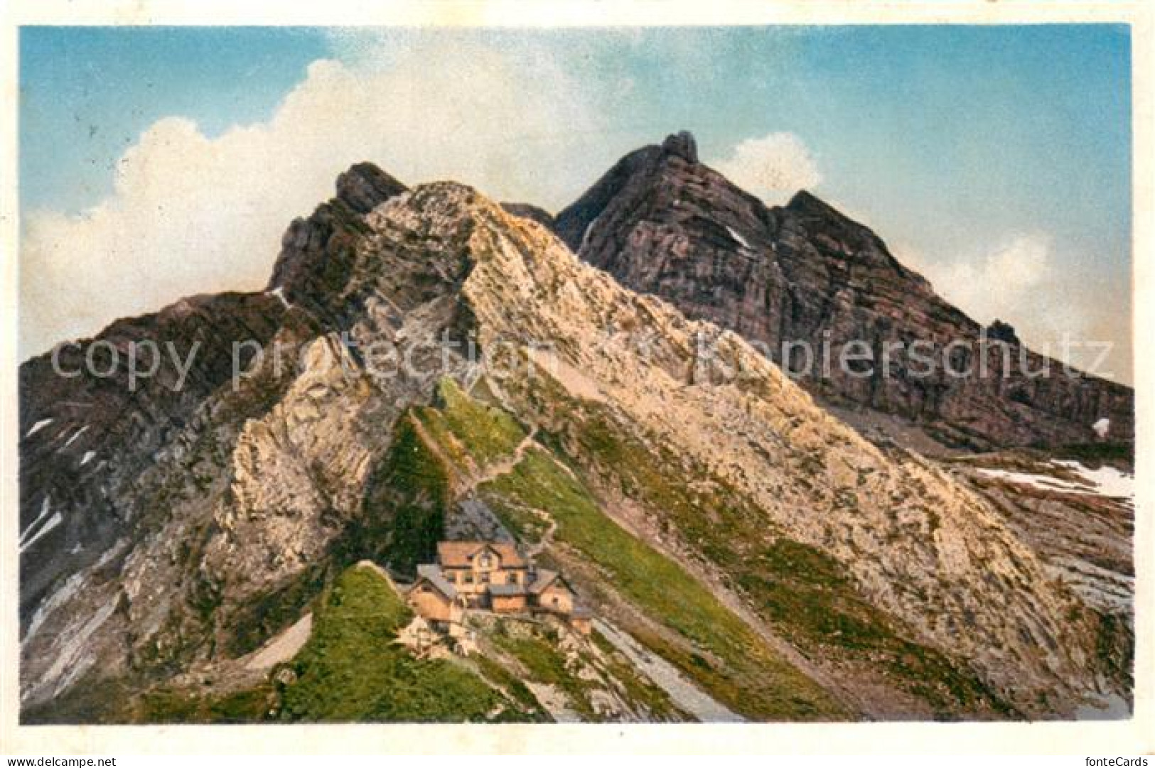 13724040 Thierwies AR Berghaus Mit Weg Zum Saentis Appenzeller Alpen Thierwies A - Sonstige & Ohne Zuordnung