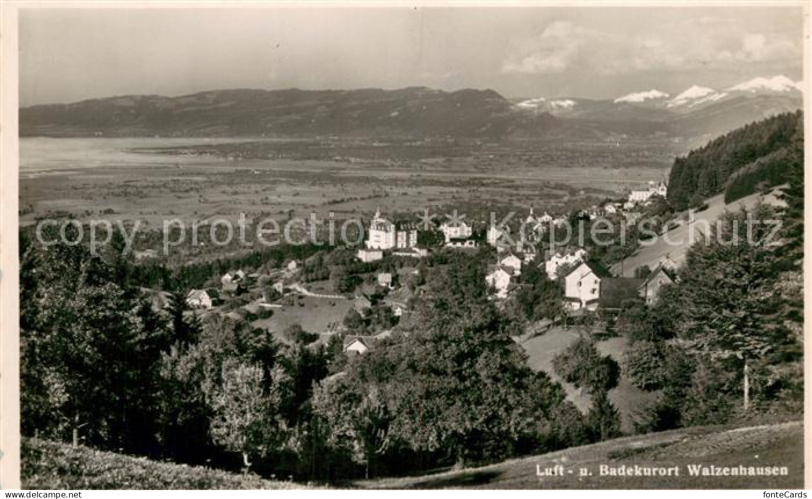 13724031 Walzenhausen AR Panorama Luft- Und Badekurort Alpenblick Walzenhausen A - Autres & Non Classés