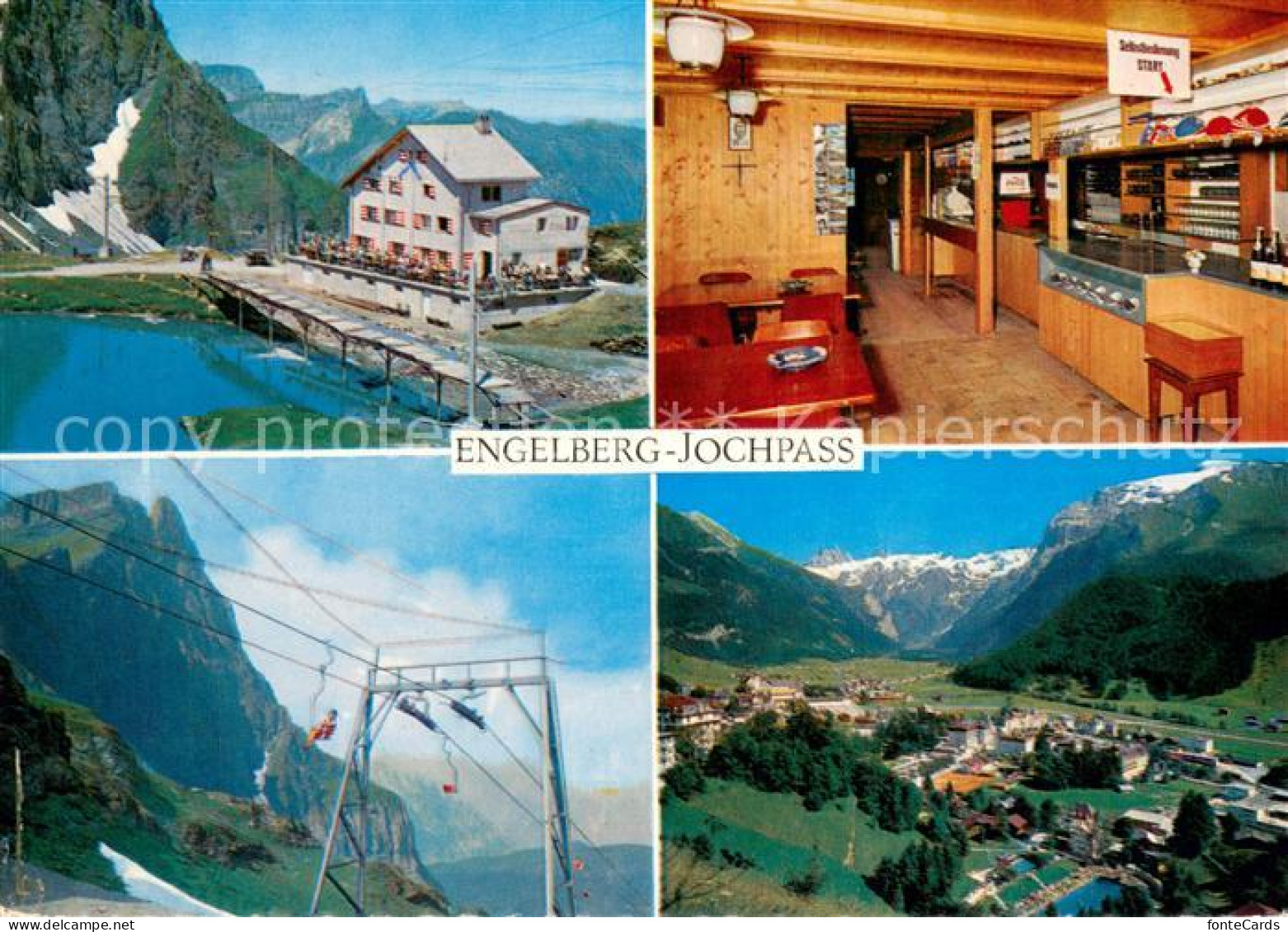 13723900 Engelberg  OW Jochpass Berghotel Bergbahn Talblick Alpenpanorama  - Autres & Non Classés