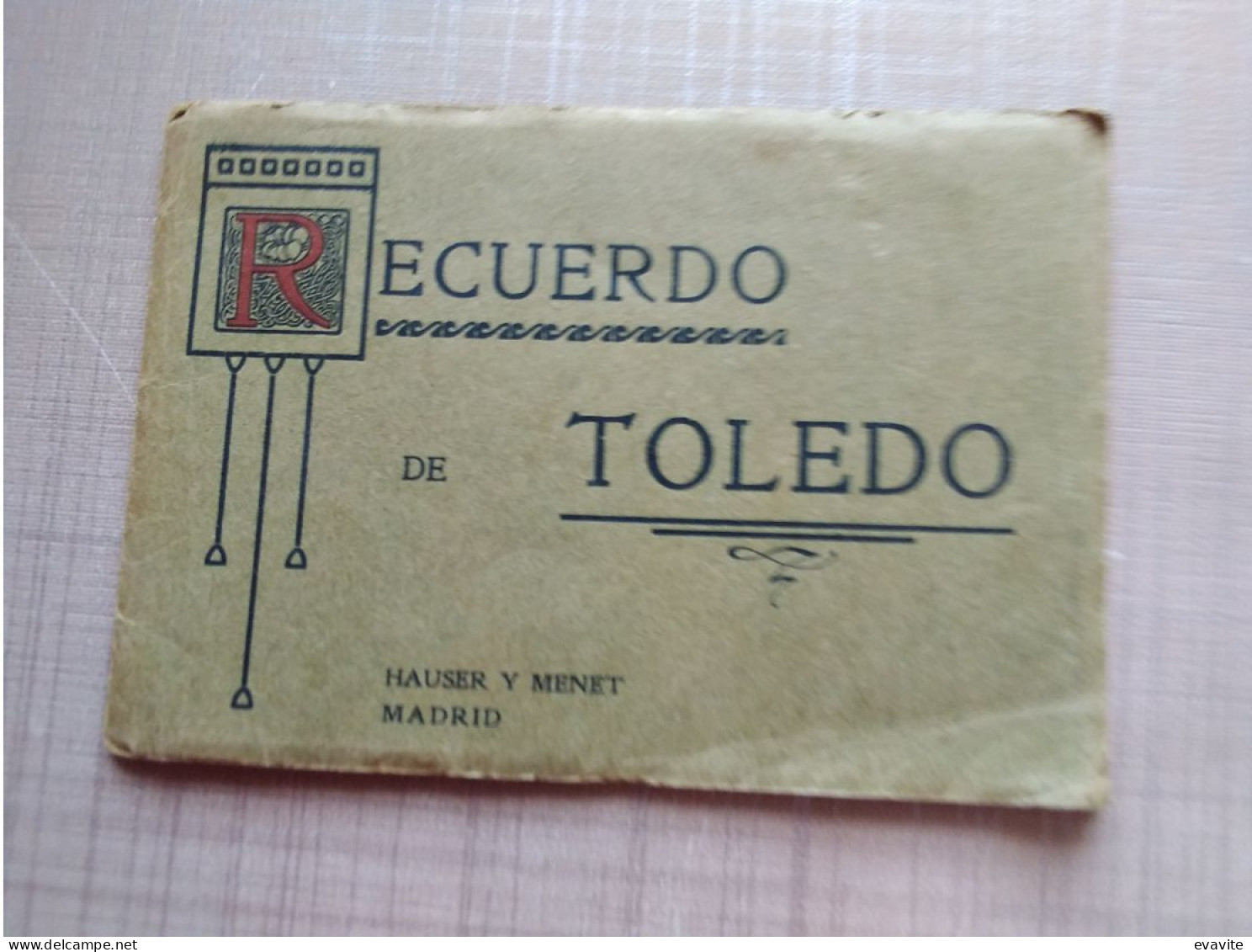 Carnet Dépliant De 12 Vues   Espagne ECUERDO De TOLEDO - Sammlungen & Sammellose