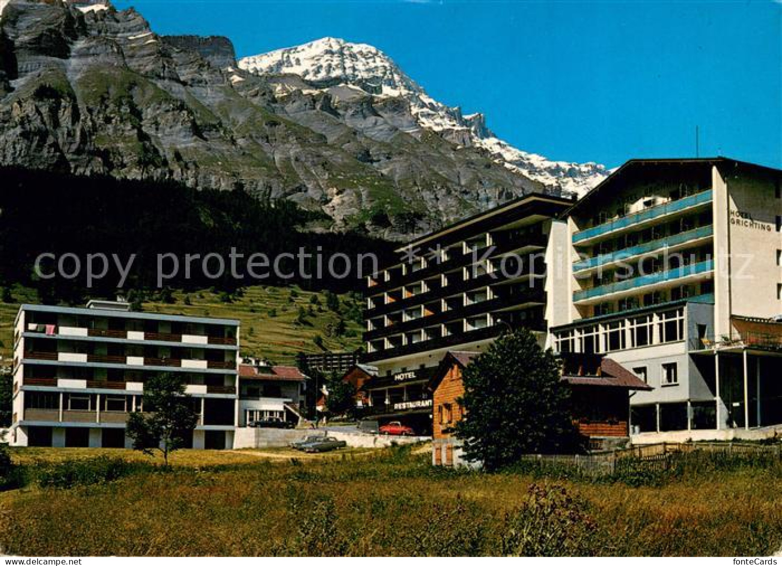 13720662 Leukerbad VS Post Dalahaus Hotel Grichting Rinderhorn Alpen  - Autres & Non Classés