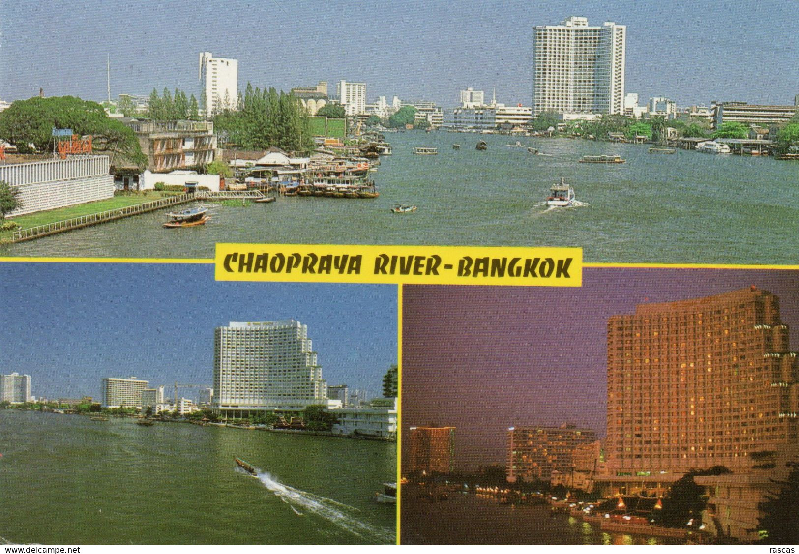 CPM - P - THAILANDE - BANGKOK - CHAOPRAYA RIVER - Tailandia