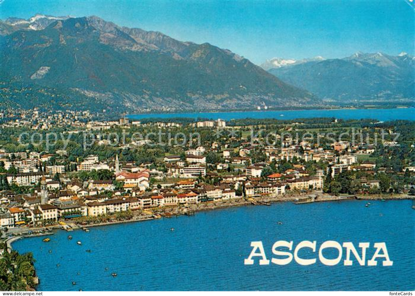 13720111 Ascona Lago Maggiore Fliegeraufnahme Ascona Lago Maggiore - Other & Unclassified