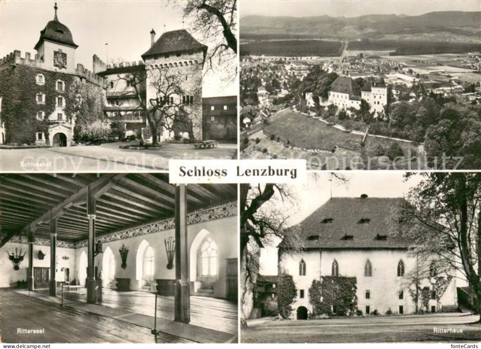 13718960 Lenzburg AG Schloss Lenzburg Schlosshof Rittersaal Ritterhaus Lenzburg  - Sonstige & Ohne Zuordnung