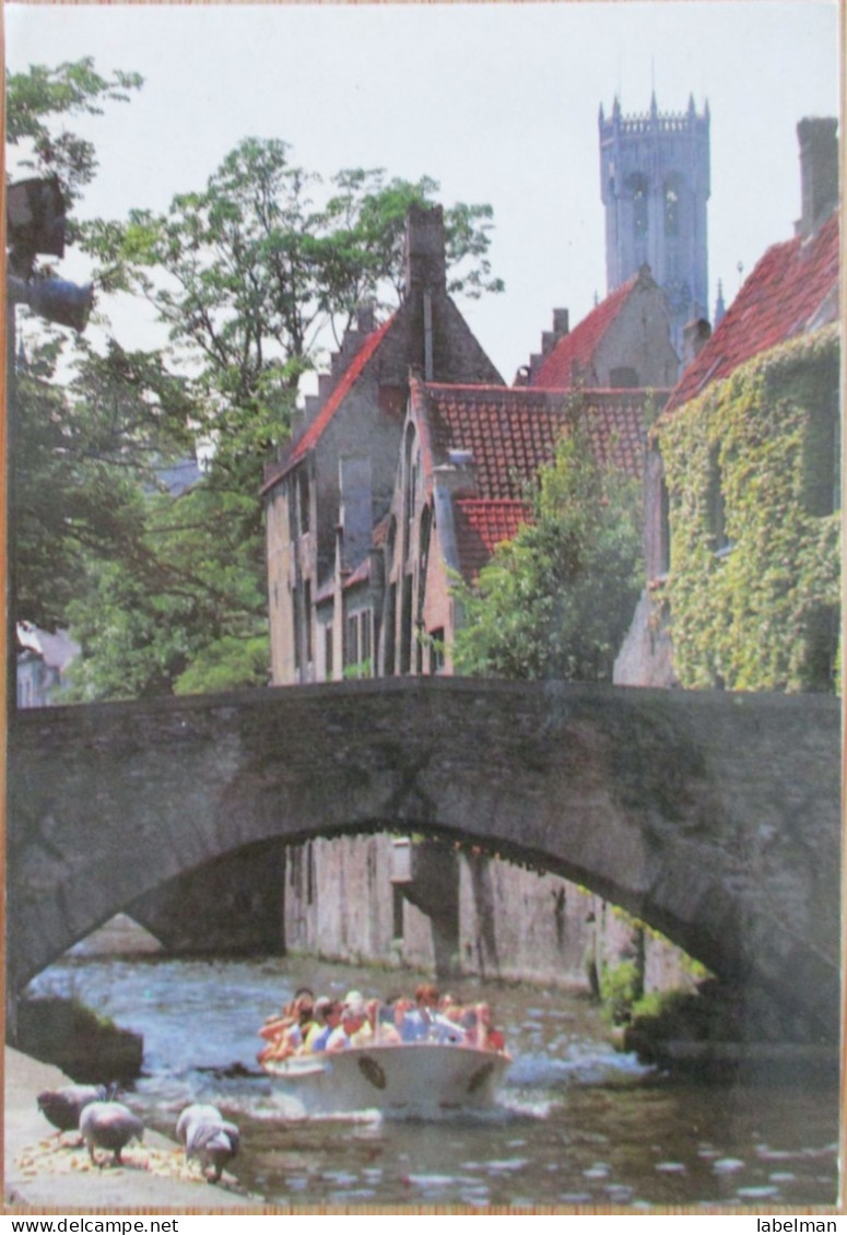 BELGIUM BELGIQUE BRUGGE TOWN CENTER CANAL BRIDGE POSTCARD CARTE POSTALE ANSICHTSKARTE CARTOLINA POSTKARTE CARD KARTE - Antwerpen