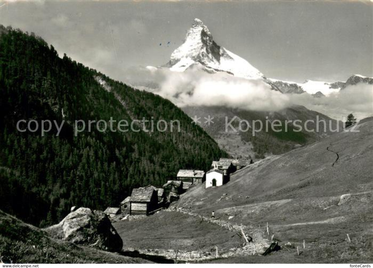 13718613 Findelen VS Panorama Mit Matterhorn Findelen VS - Other & Unclassified