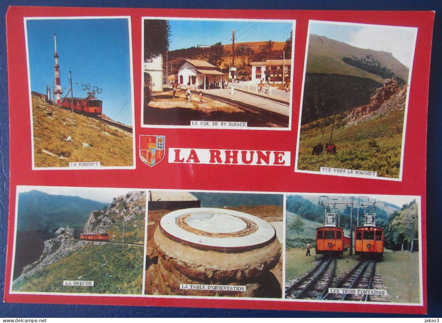 CPM CARTE POSTALE  LE TRAIN DE LA RHUNE ( PYRENEES ATLANTIQUES 64  ) - Eisenbahnen