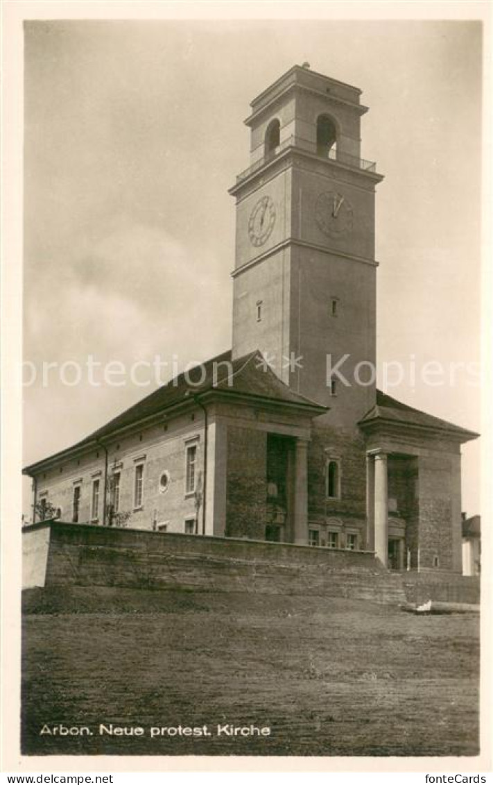 13718581 Arbon  TG Neue Protestantische Kirche  - Autres & Non Classés